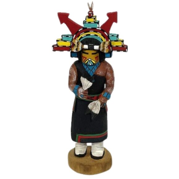 Signed Hopi Native American kachina doll.